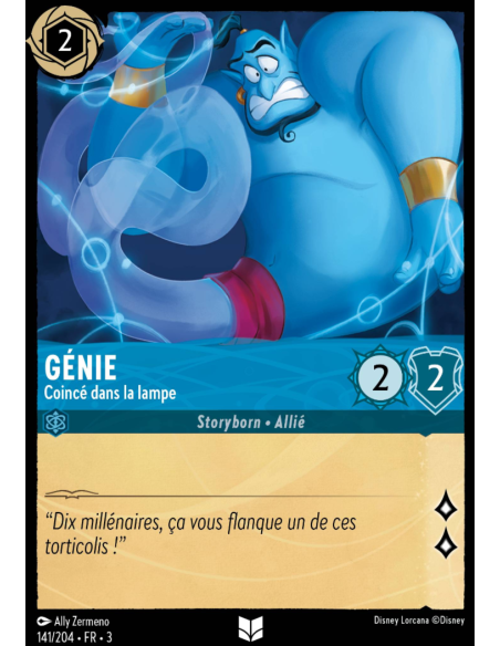 S3 - 141/204 - Génie : Coincé dans la lampe - Disney Lorcana - Série 3