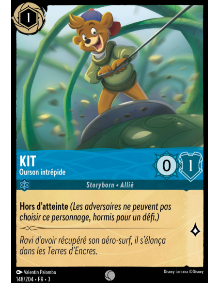 S3 - 148/204 - Kit : Ourson intrépide - Disney Lorcana - Série 3