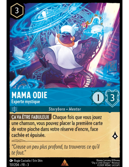S3 - 151/204 - Mama Odie : Experte mystique - Disney Lorcana - Série 3