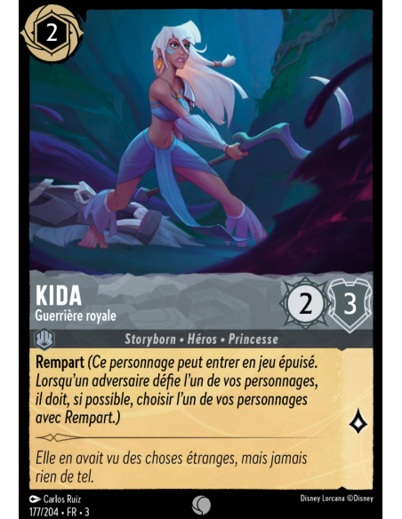 S3 - 177/204 - Kida : Guerrière royale - Disney Lorcana - Série 3