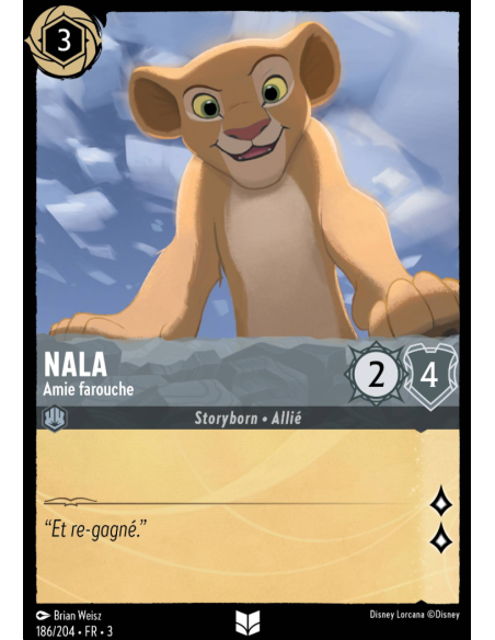 S3 - 186/204 - Nala : Amie Farouche - Disney Lorcana - Série 3