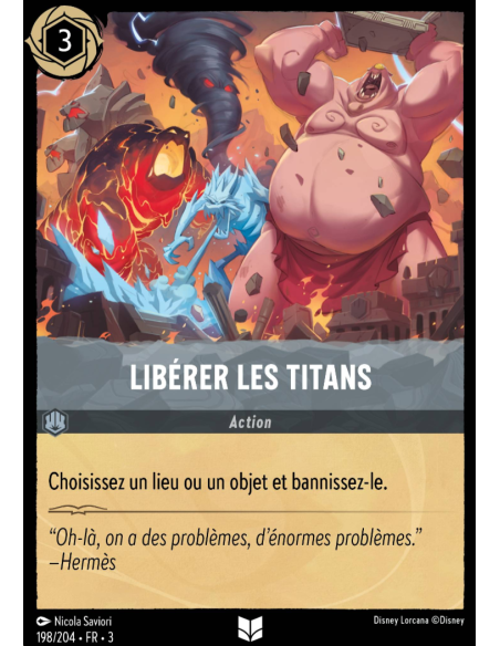 S3 - 198/204 - Libérer les Titans - Disney Lorcana - Série 3