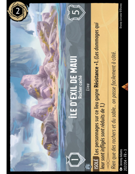 S3 - 202/204 - Île d'Exil de Maui : Rocher Caché