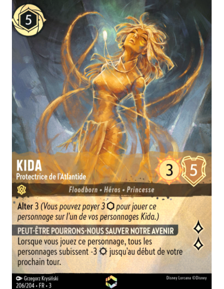 S3 - 206/204 - Kida : Protectrice de l'Atlantide - Enchantée