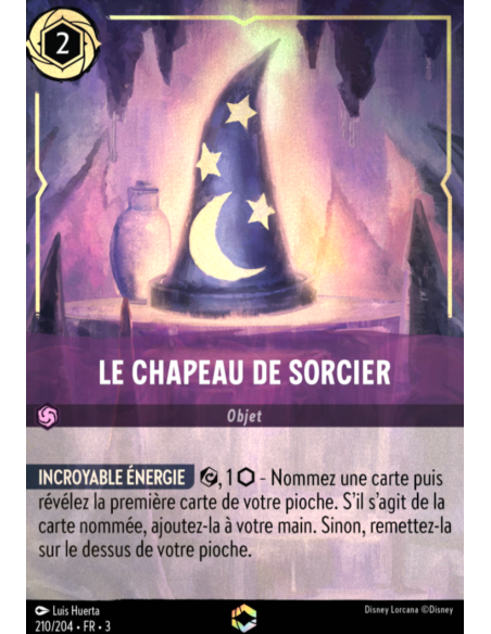 S3 - 210/204 - Le Chapeau de Sorcier - Enchantée - Disney Lorcana - Série 3