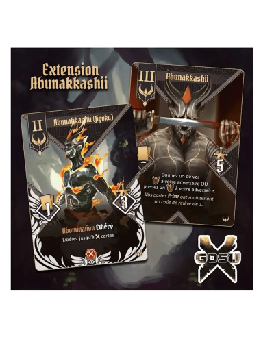 Gosu X - Extension 1 Abunakkashii - Jeux de société - duel - Cartes - Matériel - Spécificités