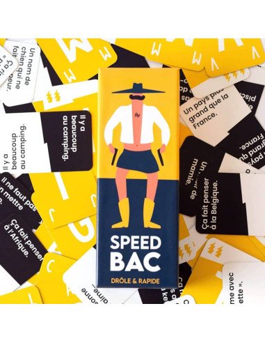 Speed bac - Jeux de société - Cartes - Matériel - Détail - Boite
