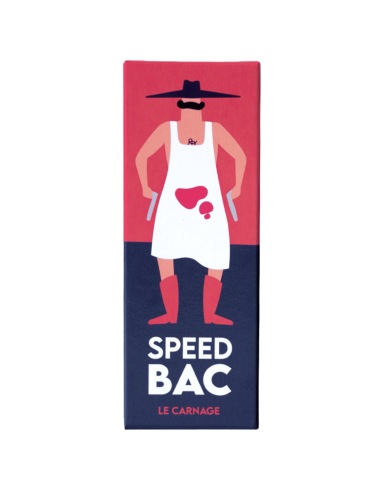 Speed bac - Version jaune - Jeu de lettre - Boite - graphisme - Illustration