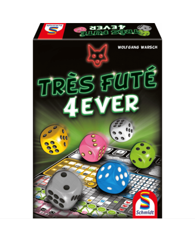 Très Futé ! 4 Ever - Jeu de dés - Roll & Write - Boite - Graphisme - Image - Couverture