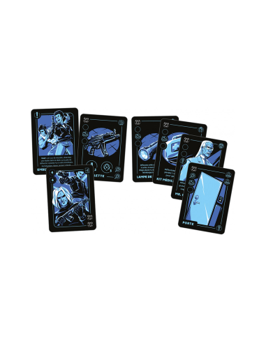 TRAQUÉ : Kobayashi Tower - Jeux de société - Jeux Solo - contenu - matériel - visuel - cartes