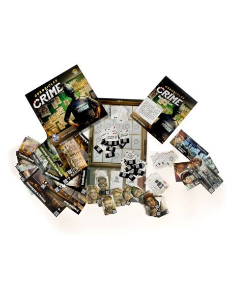 Chronicles of Crime : Le Jeu - Jeux de société - Jeux d'Enquêtes - contenu - matériel - visuel - cartes