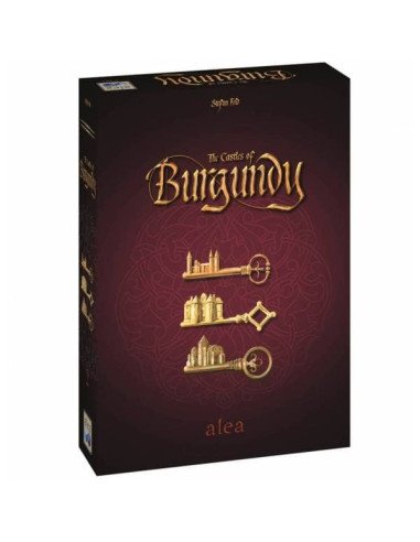 Les Châteaux de Bourgogne - jeux de société - Boite - graphisme - Couverture