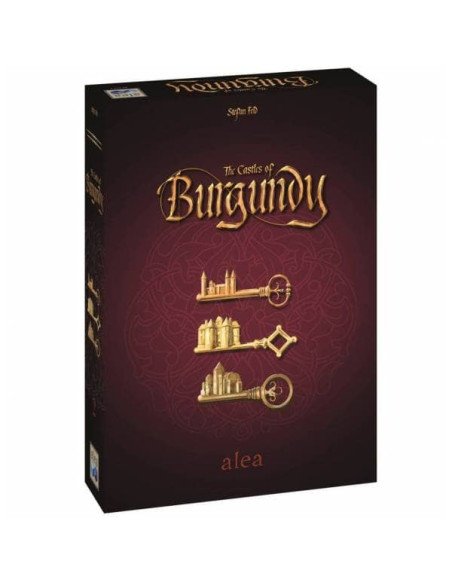 Les Châteaux de Bourgogne - jeux de société - Boite - graphisme - Couverture