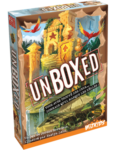 Unboxed - Jeux de société - Boite - Graphisme - Illustration