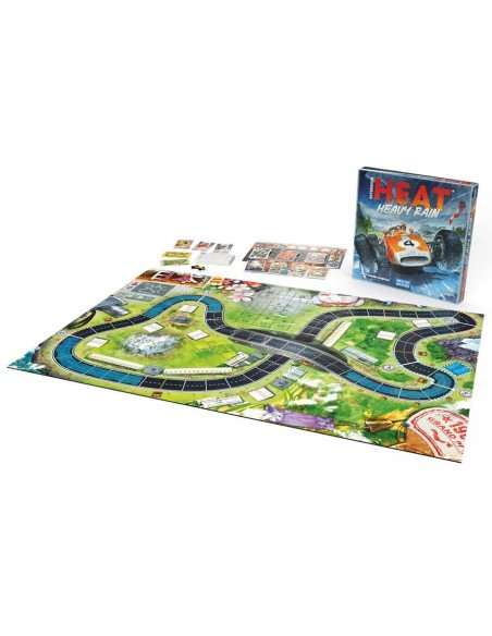 Heat - Heavy Rain - Extension - Jeux de société - Boite - Matériel - Plateau