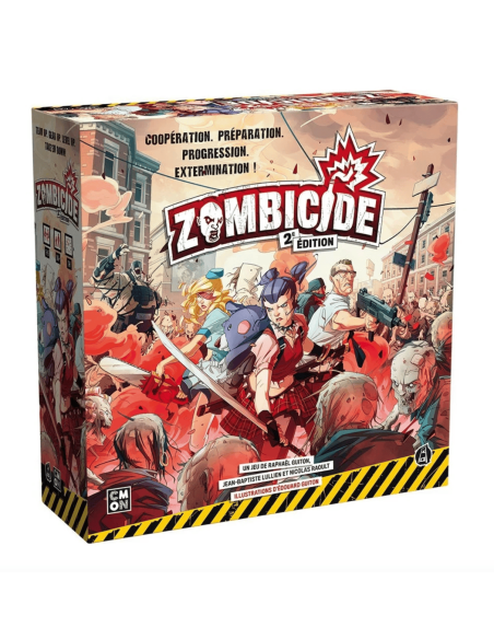 Zombicide (Saison 1) - Deuxième édition - 2eme édition - Jeux de société - Boite - Graphisme - Illustation