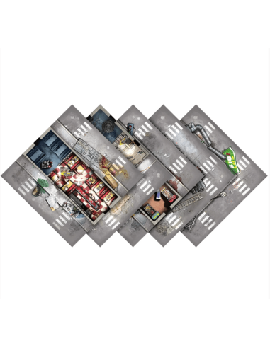 Zombicide (Saison 1) - Deuxième édition - 2eme édition - Jeux de société - Plateau - Matériel