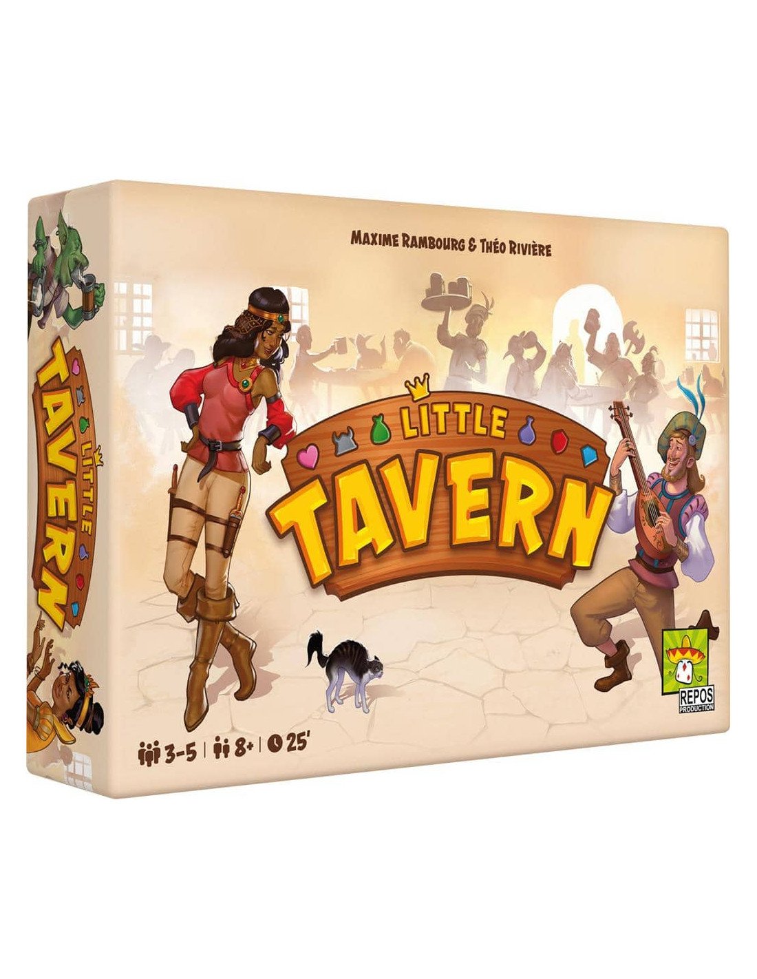 Little Tavern – Gioco Di Carte Per Feste, Strategia E Umorismo, Vince Chi Raccoglie 25 Monete D'Oro