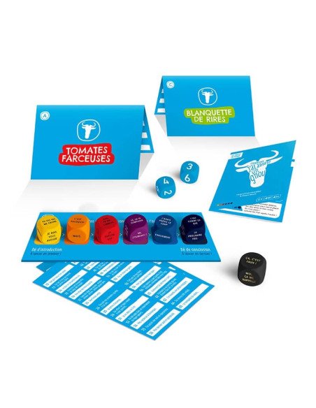 Comment j'ai adopté un gnou - Jeu d'ambiance - Imagination - Création - Matériel - Dés - Cartes - thêmes