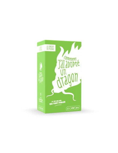 Comment j'ai adopté un dragon - Jeu d'ambiance - Imagination - Création - Boite - Illustration- Graphisme