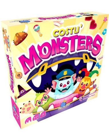 Costu'Monsters - jeux de société - Enfant - Monstre - Boite - Illustration - Graphisme - Costume