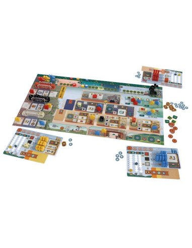 Le chateau blanc - jeux de société - as d'or - expert - plateau - matériel - cartes