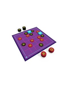 Oxono - Jeu de stratégie - Placement - Croix rond - Boite - Graphisme - Illustration 2
