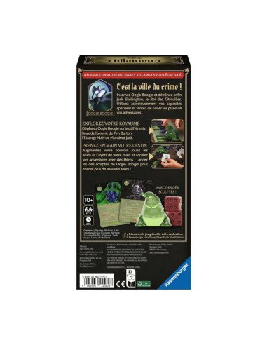 Villainous : Rempli d'Effroi - Jeu de société - Extension -  la Boite - Oogie Boogie - Matériel - Règles