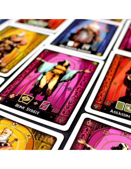 Le Roy des Ribauds (MicroGame) - Jeux de société - Jeux 2 Joueurs - contenu - maté riel - cartes - visuel