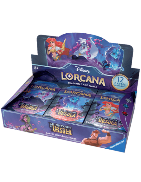 Disney Lorcana : Display 24 Boosters Chapitre 4 FR - Les Gentlemen du Jeu