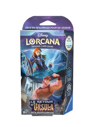Disney Lorcana : Deck de Démarrage Anna/Hercules Chapitre 4 - Les Gentlemen du Jeu