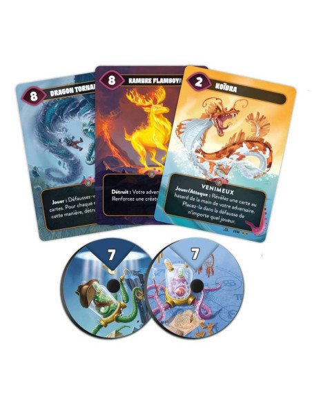 Mindbug : Eternité Suprême - Jeux de société - Jeux 2 Joueurs - contenu - matériel - cartes - visuel