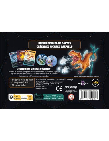 Mindbug : Eternité Suprême - Jeux de société - Jeux 2 Joueurs - dos de la boîte