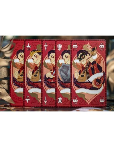 Courtisans - Jeux de société  - Graphisme - Illustrations - Cartes - Contenu - Famille