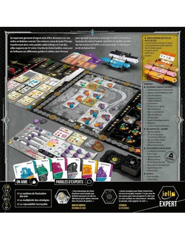 Kutná Hora : La cité de l'argent - Jeux de société - Jeux Experts - dos de la boîte