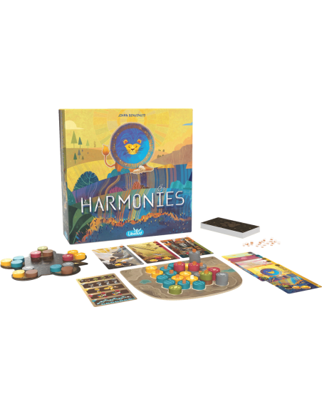 Harmonies - Jeux de société - Jeux Familiaux - cover - couverture - boîte - contenu - matériel - visuel