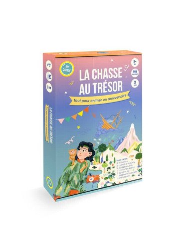 La Chasse au Trésor : L'île tropicale - Jeux de société - Jeux Familiaux - cover - couverture - boîte