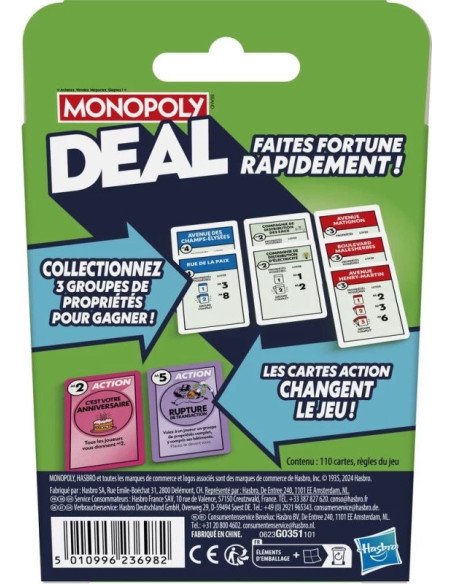 Monopoly Deal chez les Gentlemen du Jeu - Back