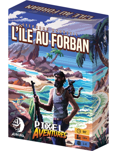 PIXEL Aventures : L'île au forban - Jeux de société - Jeux Familiaux - cover - couverture - boîte