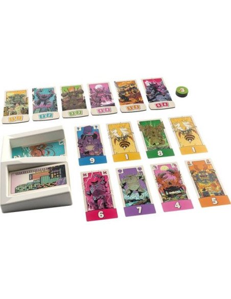 jeux de société - Pikit - Dé - cartes - familial - japon - Monstre - Matériel- Graphisme