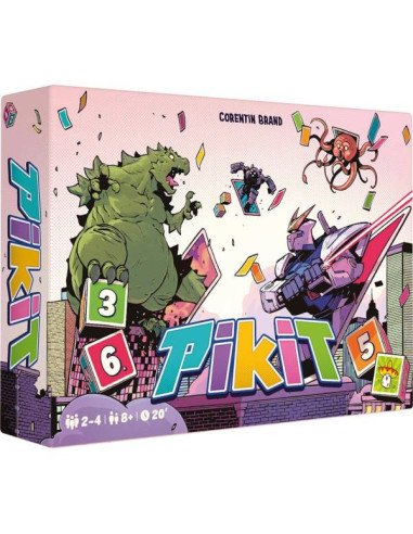 jeux de société - Pikit - Dé - cartes - familial - japon - Monstre - Boite - Graphisme