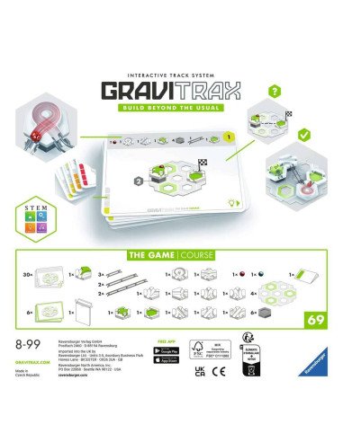GraviTrax The Game Course - Jeu de construction - parcours - Bille - Boite - Matériel GraviTrax The Game Course - Jeu de construction - parcours - Bille - Boite - Matériel