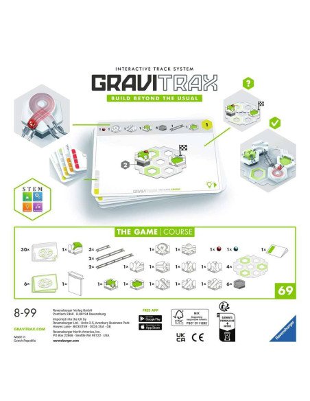 GraviTrax The Game Course - Jeu de construction - parcours - Bille - Boite - Matériel GraviTrax The Game Course - Jeu de construction - parcours - Bille - Boite - Matériel