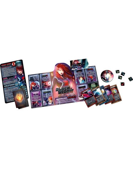 Dice Throne Marvel : Black Panther, Captain Marvel, Black Widow, Dr Strange