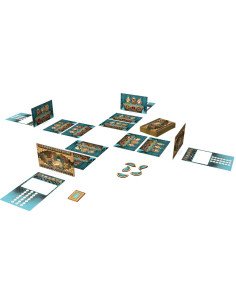 Temple code - Jeux de société - Boite - graphisme - Illustration - déduction 2