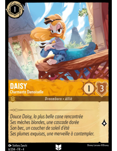 S4 - 006/204 - Daisy Duck : Charmante demoiselle - Disney Lorcana - Série 4