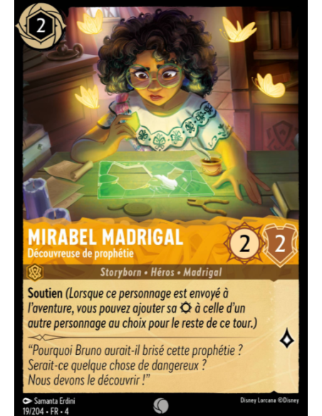 S4 - 019/204 - Mirabel Madrigal : Découvreuse de prophétie - Disney Lorcana - Série 4