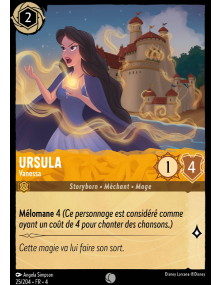 S4 - 025/204 - Ursula : Vanessa - Disney Lorcana - Série 4