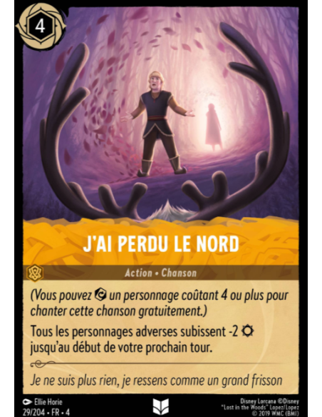 S4 - 029/204 - J’ai perdu le nord - Disney Lorcana - Série 4