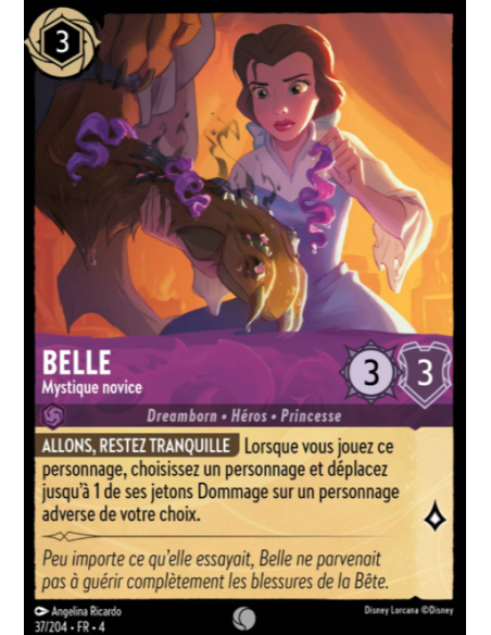 S4 - 037/204 - Belle : Mystique novice - Disney Lorcana - Série 4